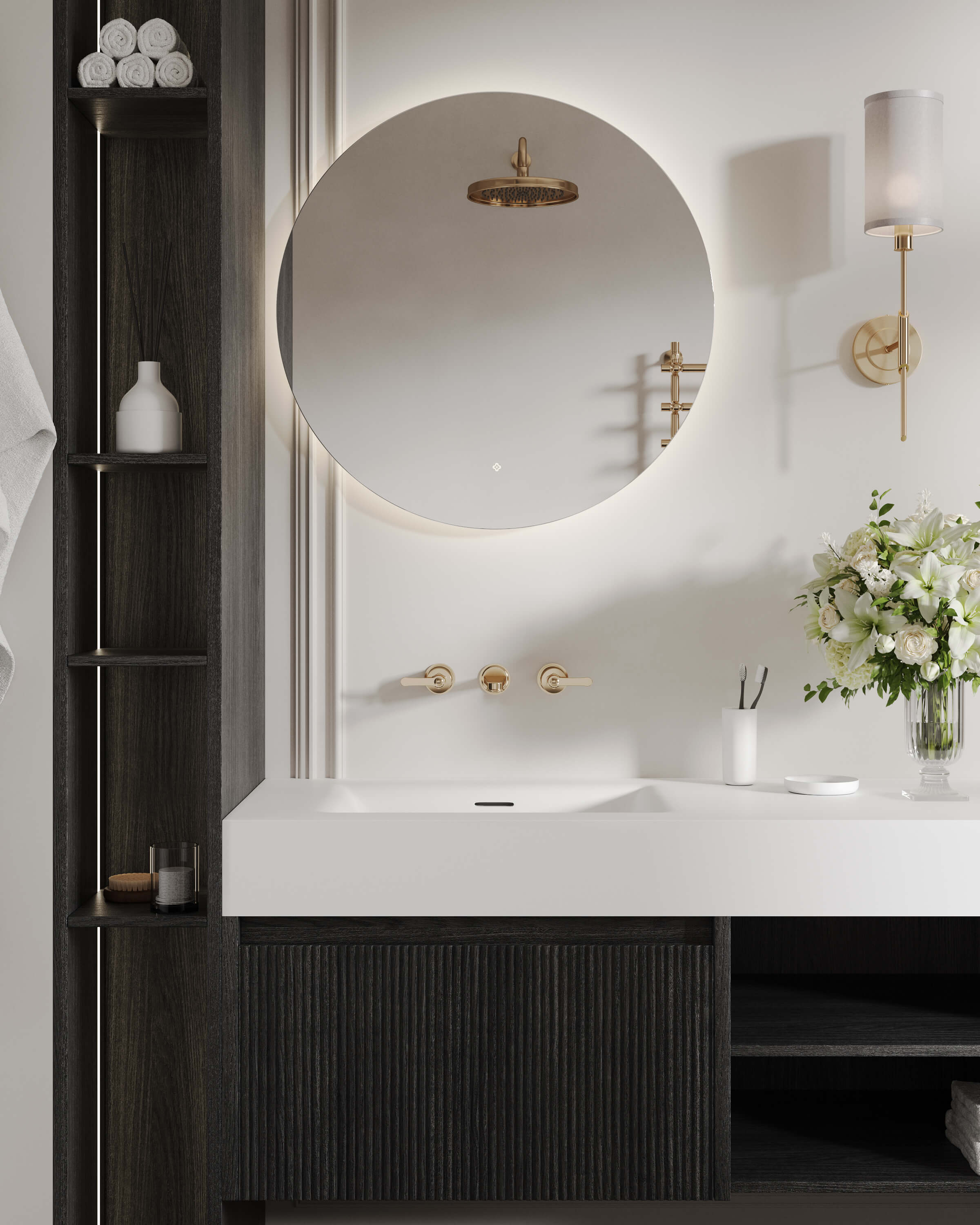 Парижский шик в монохромном интерьере